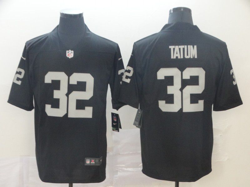 Men Oakland Raiders #32 Tatum Black Nike Vapor Untouchable Limited Player NFL Jerseys